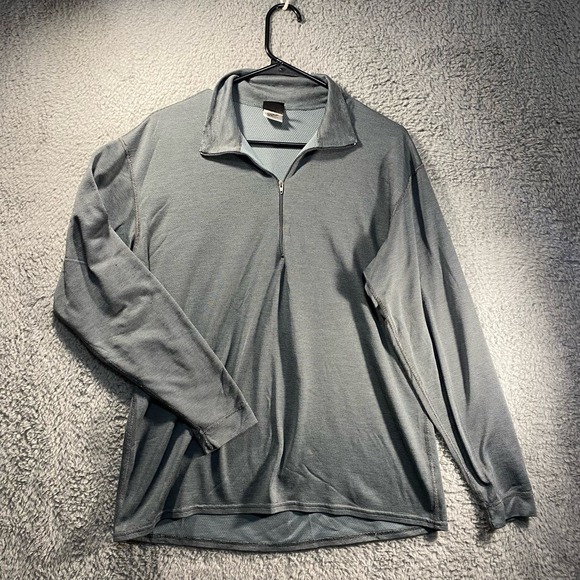 Patagonia Other - Vintage Patagonia Shirt Men's Large Black Capilene Quarter Zip Pullover Base